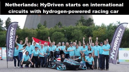 Nederland: HyDriven start op internationale circuits met raceauto op waterstof