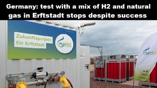 Duitsland: proef met mix van H2 en aardgas in Erftstadt stopt ondanks succes