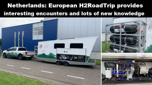 Nederland: Europese H2RoadTrip zorgt voor interessante ontmoetingen en veel nieuwe kennis