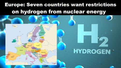 Europa: zeven landen willen beperkingen op waterstof uit nucleaire energie