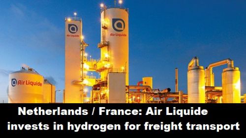 Nederland / Frankrijk: Air Liquide investeert in waterstof voor vrachttransport