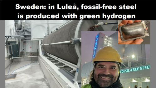 Zweden: in Luleå wordt emissievrij met groene waterstof staal geproduceerd