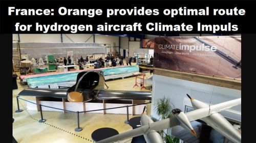 Frankrijk: Orange zorgt voor optimale route voor waterstofvliegtuig Climate Impuls