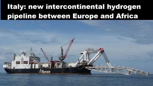 Italië: nieuwe intercontinentale waterstofpijpleiding tussen Europa en Afrika