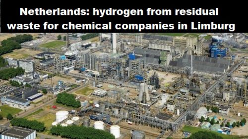 Nederland: waterstof uit restafval voor chemiebedrijven in Limburg