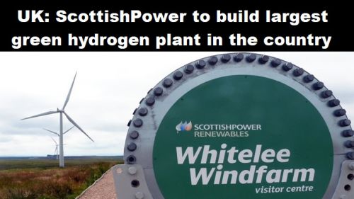 VK: ScottishPower bouwt grootste groene waterstoffabriek van het land