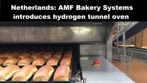 Nederland: AMF Bakery Systems introduceert tunneloven op waterstof