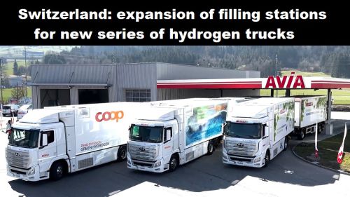 Zwitserland: uitbreiding tankstations voor nieuwe serie trucks op waterstof  