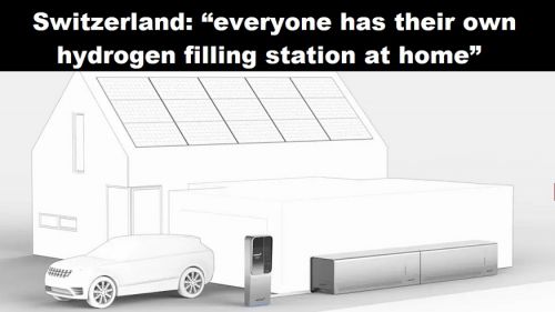 Zwitserland: iedereen een eigen waterstoftankstation voor thuis