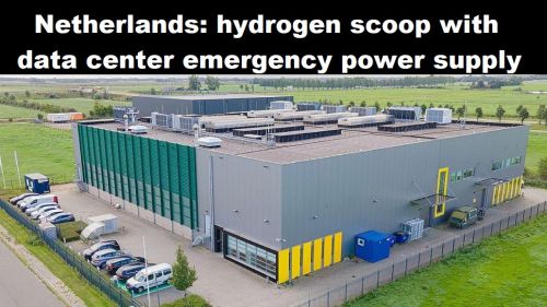 Nederland: waterstof-primeur met  noodstroom-voorziening datacenter