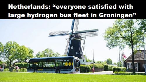 Nederland: “iedereen tevreden met grote waterstof-busvloot in Groningen”