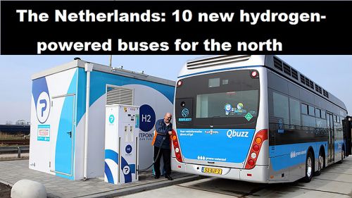 Nederland: tien nieuwe bussen op waterstof voor het noorden