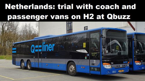Nederland: proef met touringcar en personenbusjes op H2 bij Qbuzz