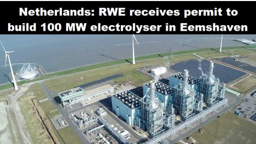 Nederland: RWE krijgt vergunning voor bouw 100 MW elektrolyser in Eemshaven