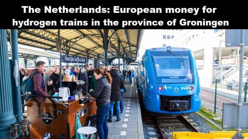 Nederland: Europees geld voor waterstoftreinen in provincie Groningen