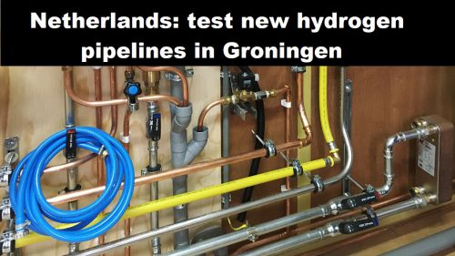 Nederland: test met nieuwe waterstofleidingen in Groningen