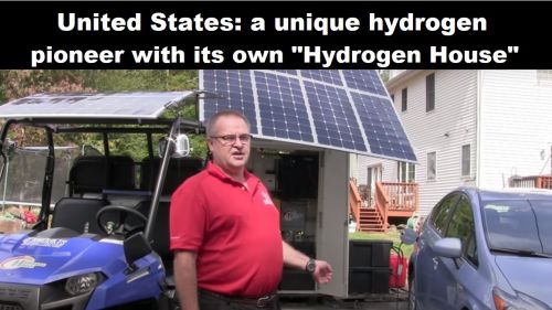 Verenigde Staten: een bijzondere waterstof-pionier met zijn eigen ‘Hydrogen House’