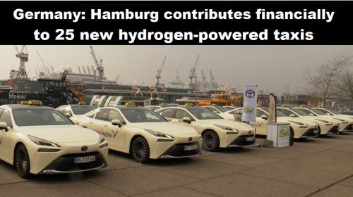 Duitsland: Hamburg draagt financieel bij aan 25 nieuwe taxi’s op waterstof