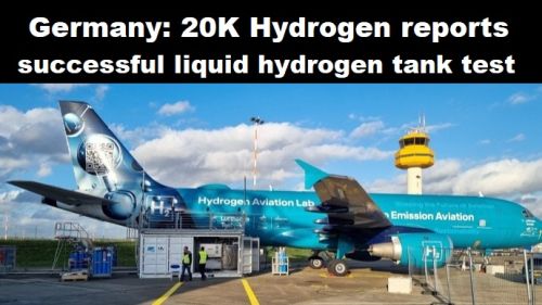 Duitsland: 20K Hydrogen meldt succesvolle tanktest met vloeibare waterstof
