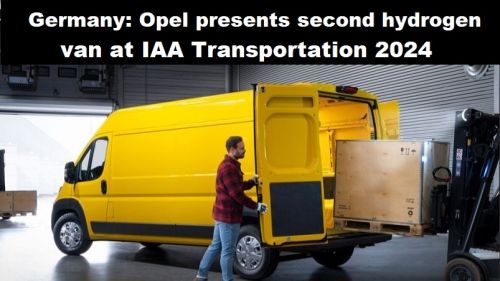 Duitsland: Opel presenteert tweede bestelwagen op waterstof tijdens IAA Transportation 2024 