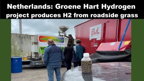 Nederland: project Groene Hart Waterstof maakt H2 uit bermgras