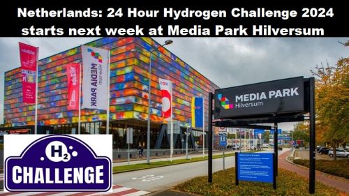 Nederland: 24 uur Waterstof Challenge 2024 start volgende week op Media Park Hilversum 