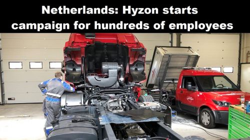 Nederland: Holthausen/Hyzon start campagne voor honderden personeelsleden