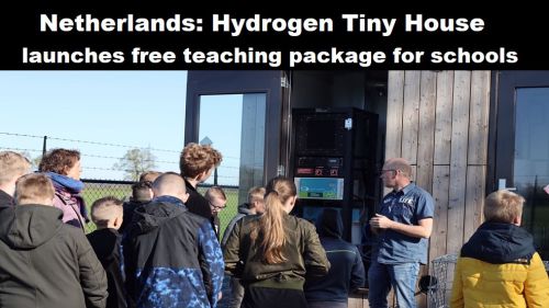 Nederland: Waterstof Tiny House lanceert gratis lespakket voor scholen