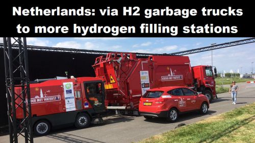 Nederland: via vuilnisauto’s op H2 naar meer waterstof-tankstations