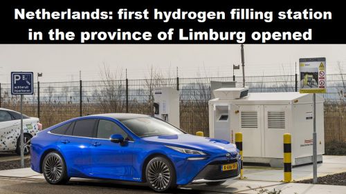Nederland: eerste waterstoftankstation van provincie Limburg geopend