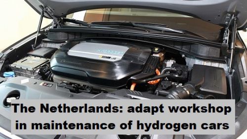 Nederland: werkplaats aanpassen bij onderhoud waterstofauto’s