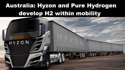 Australie: Hyzon en Pure Hydrogen ontwikkelen H2 binnen mobiliteit