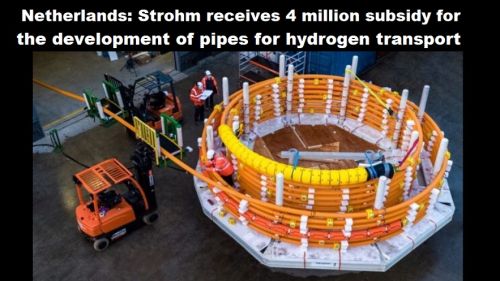 Nederland: Strohm ontvangt 4 miljoen subsidie voor ontwikkeling van pijpen voor waterstoftransport