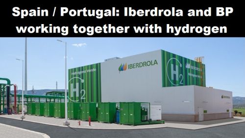 Spanje / Portugal: Iberdrola en BP samen aan de slag met waterstof