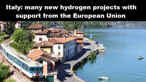 Italië: veel nieuwe waterstof-projecten met steun vanuit de Europese Unie