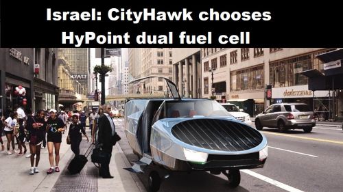 Israël: Urban Aeronautics kiest voor dubbele brandstofcel van HyPoint