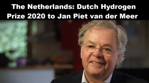 Nederland: Nederlandse Waterstofprijs 2020 naar Jan Piet van der Meer