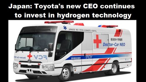 Japan: nieuwe topman van Toyota blijft investeren in waterstof-technologie