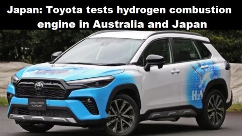 Japan: Toyota test waterstofverbrandingsmotor in Australië en Japan