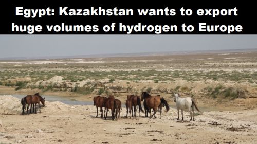 Egypte: Kazachstan wil enorme volumes waterstof exporteren naar Europa