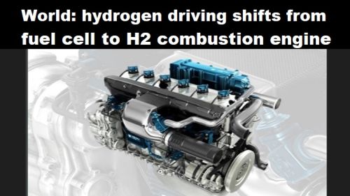 Wereld: rijden op waterstof verschuift van brandstofcel naar H2-verbrandingsmotor