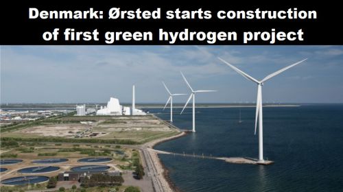 Denemarken: Ørsted start met de bouw van eerste groene waterstofproject