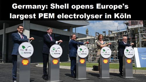 Duitsland: Shell opent Europa's grootste PEM-elektrolyser in Keulen