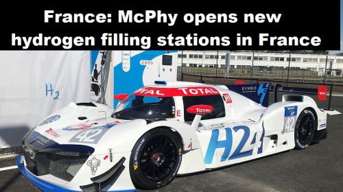 Frankrijk: McPhy opent nieuwe waterstoftankstations in Frankrijk