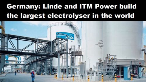 Duitsland: Linde en ITM Power bouwen grootste elektrolyser ter wereld