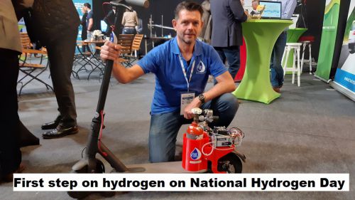 Nederland: eerste step op waterstof op de Nationale Waterstofdag
