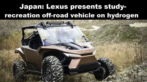 Japan: Lexus presenteert studie-recreation off road vehicle op waterstof