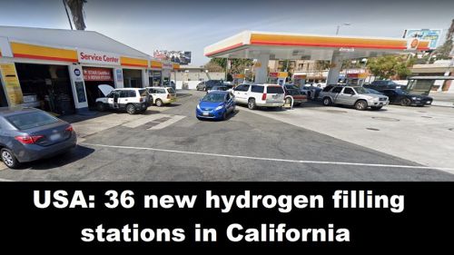 USA: 36 nieuwe waterstoftankstations in Californië