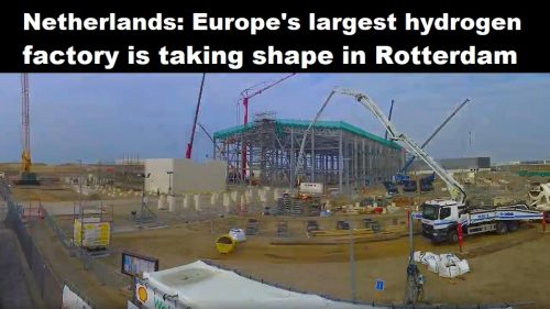 Nederland: grootste waterstof fabriek van Europa krijgt vorm in Rotterdam