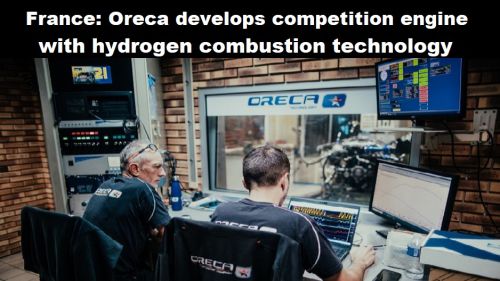 Frankrijk: Oreca ontwikkelt wedstrijdmotor met waterstof-verbranding techniek